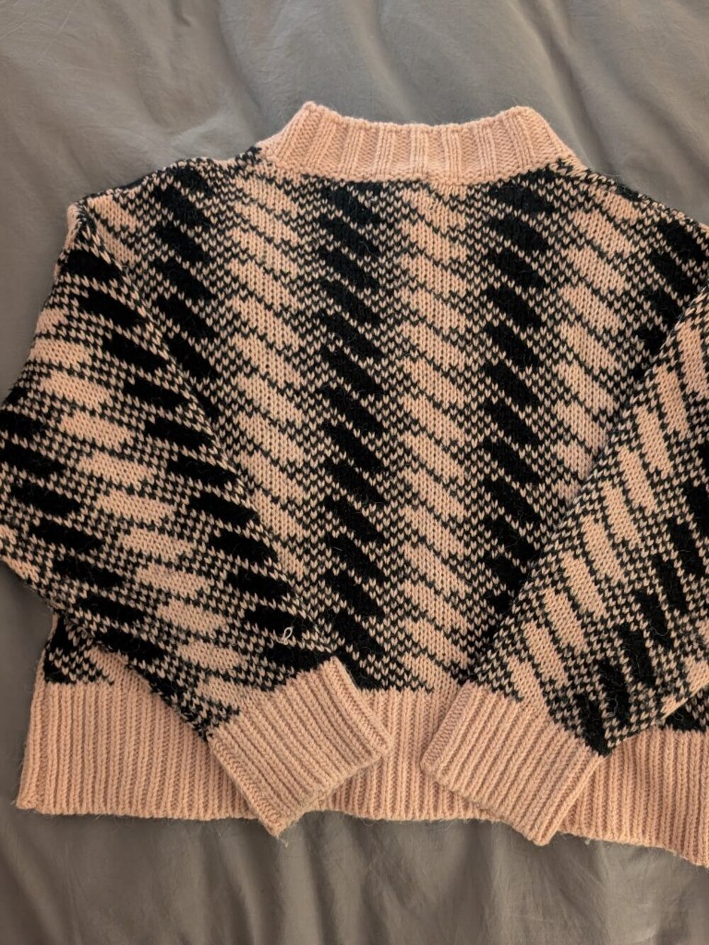 Essential Antwerp Pink and Black Sweater